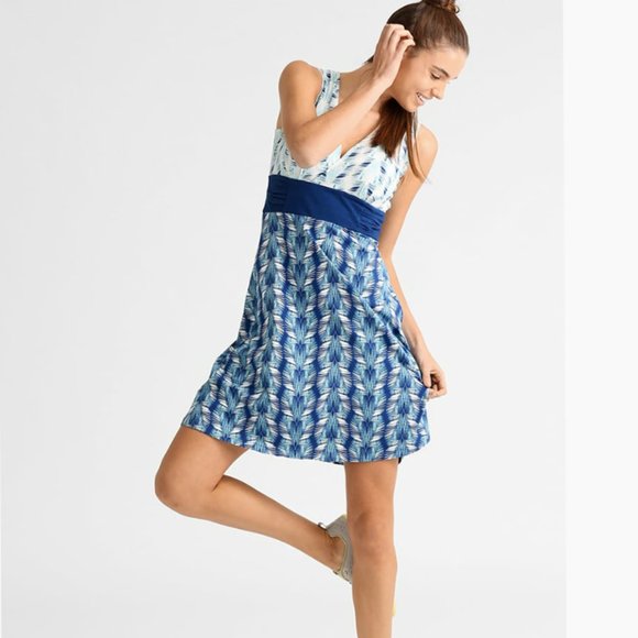Patagonia Dresses & Skirts - Patagonia Margot Blue Cotton Jersey Dress Size M